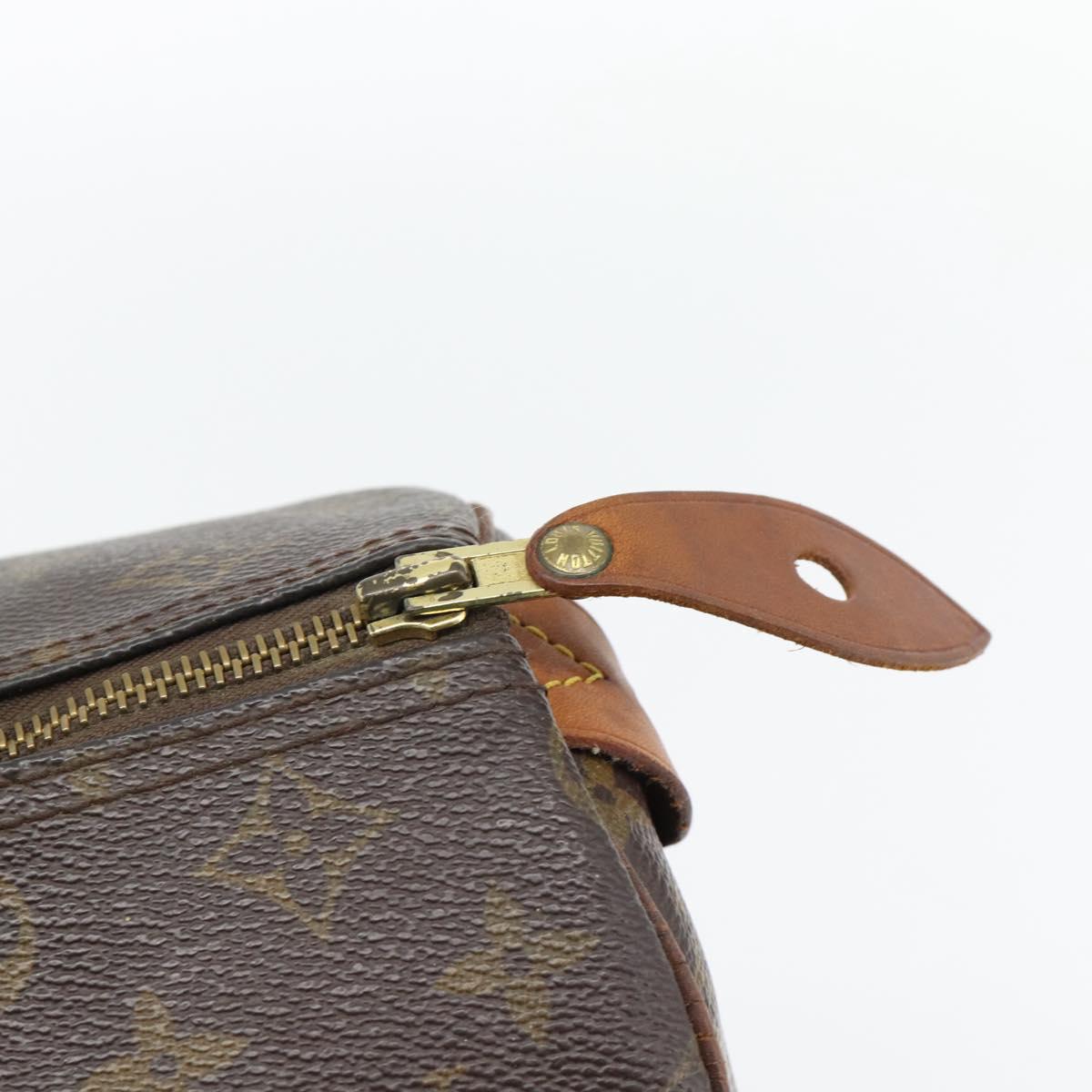 LOUIS VUITTON Monogram Speedy 30 Hand Bag M41526 LV Auth 100527