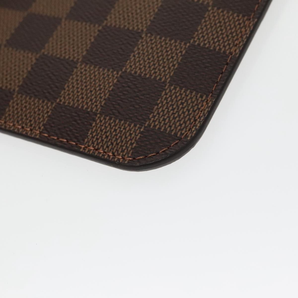 LOUIS VUITTON Damier Ebene Neverfull MM Pouch Accessory Pouch LV Auth 100531