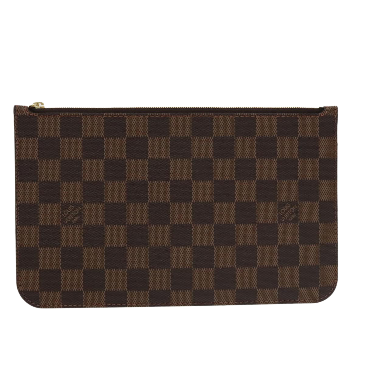 LOUIS VUITTON Damier Ebene Neverfull MM Pouch Accessory Pouch LV Auth 100531