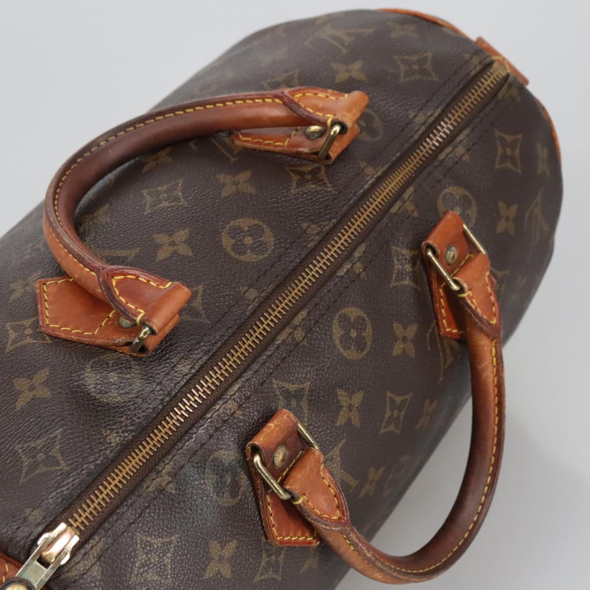 LOUIS VUITTON Monogram Speedy 30 Hand Bag M41526 LV Auth 100532