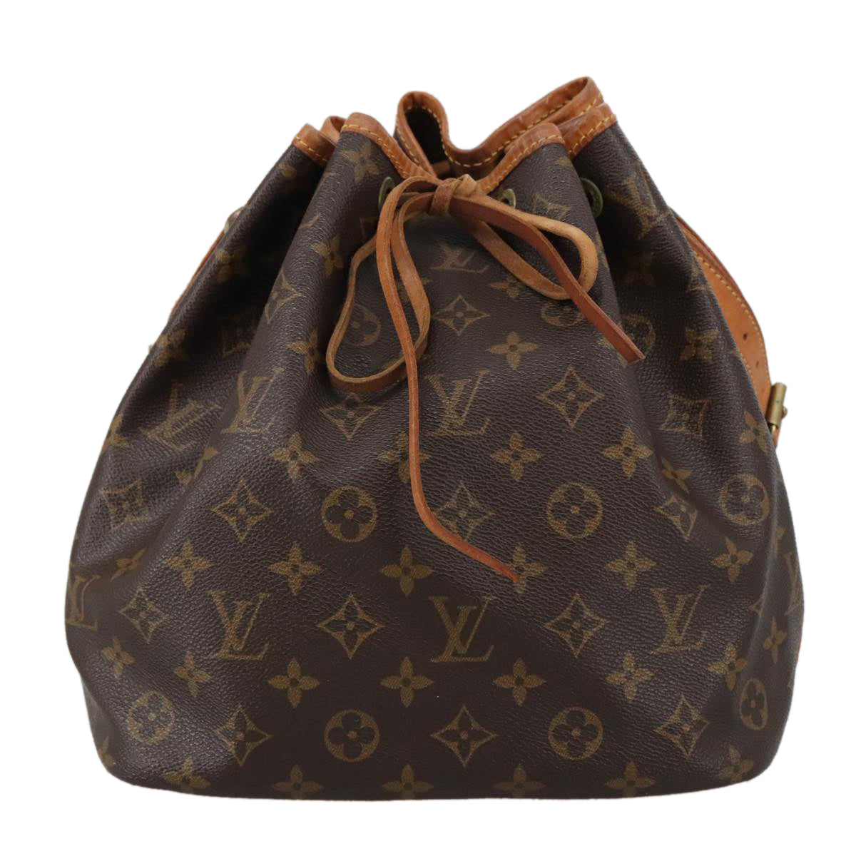 LOUIS VUITTON Monogram Petit Noe Shoulder Bag M42226 LV Auth 100538