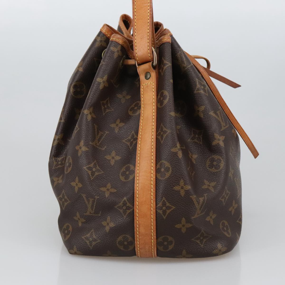 LOUIS VUITTON Monogram Petit Noe Shoulder Bag M42226 LV Auth 100538