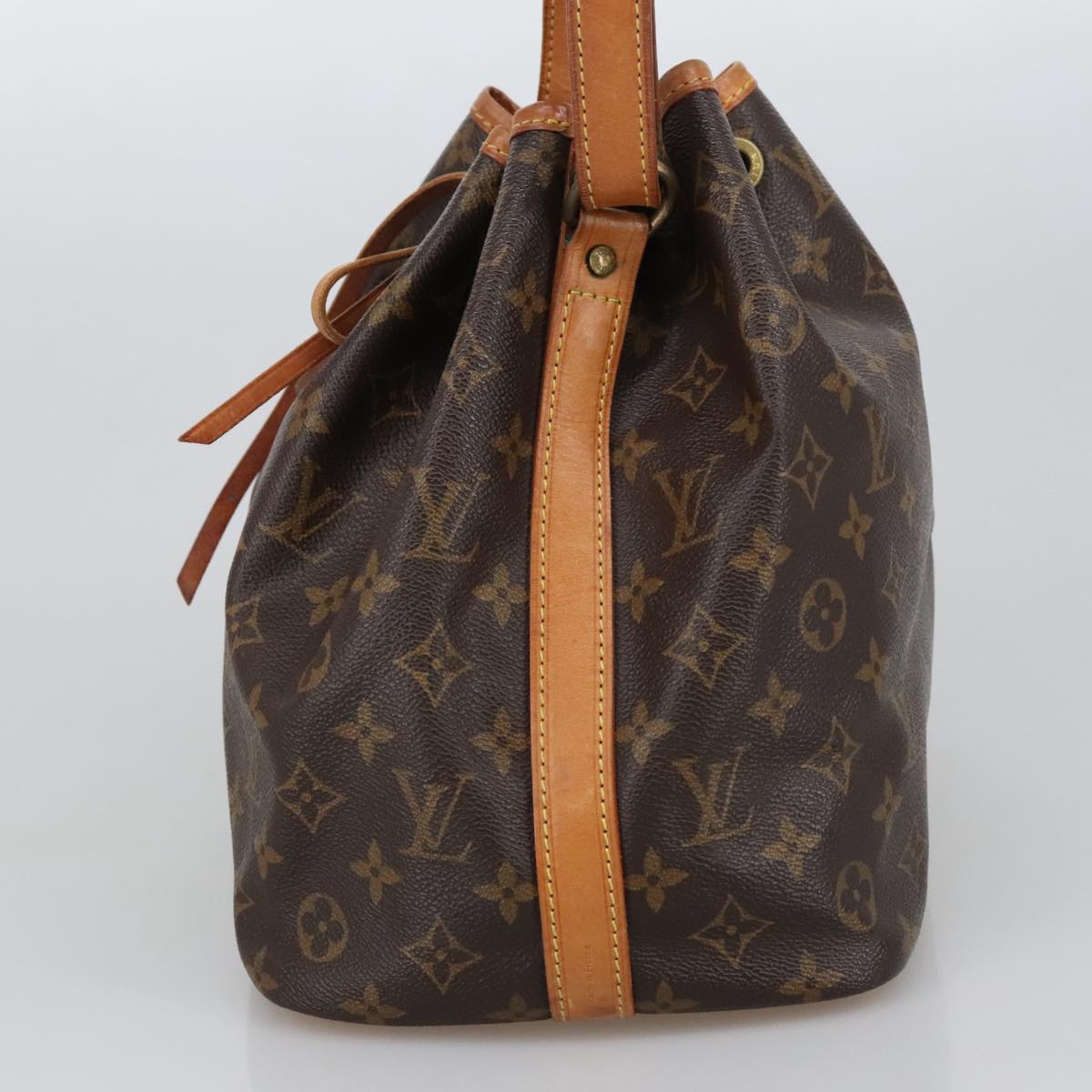 LOUIS VUITTON Monogram Petit Noe Shoulder Bag M42226 LV Auth 100538