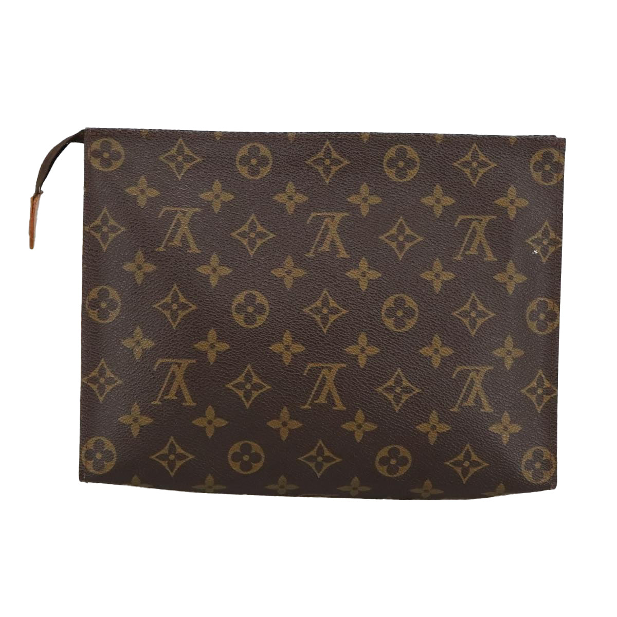 LOUIS VUITTON Monogram Poche Toilette 26 Pouch M47542 LV Auth 100539