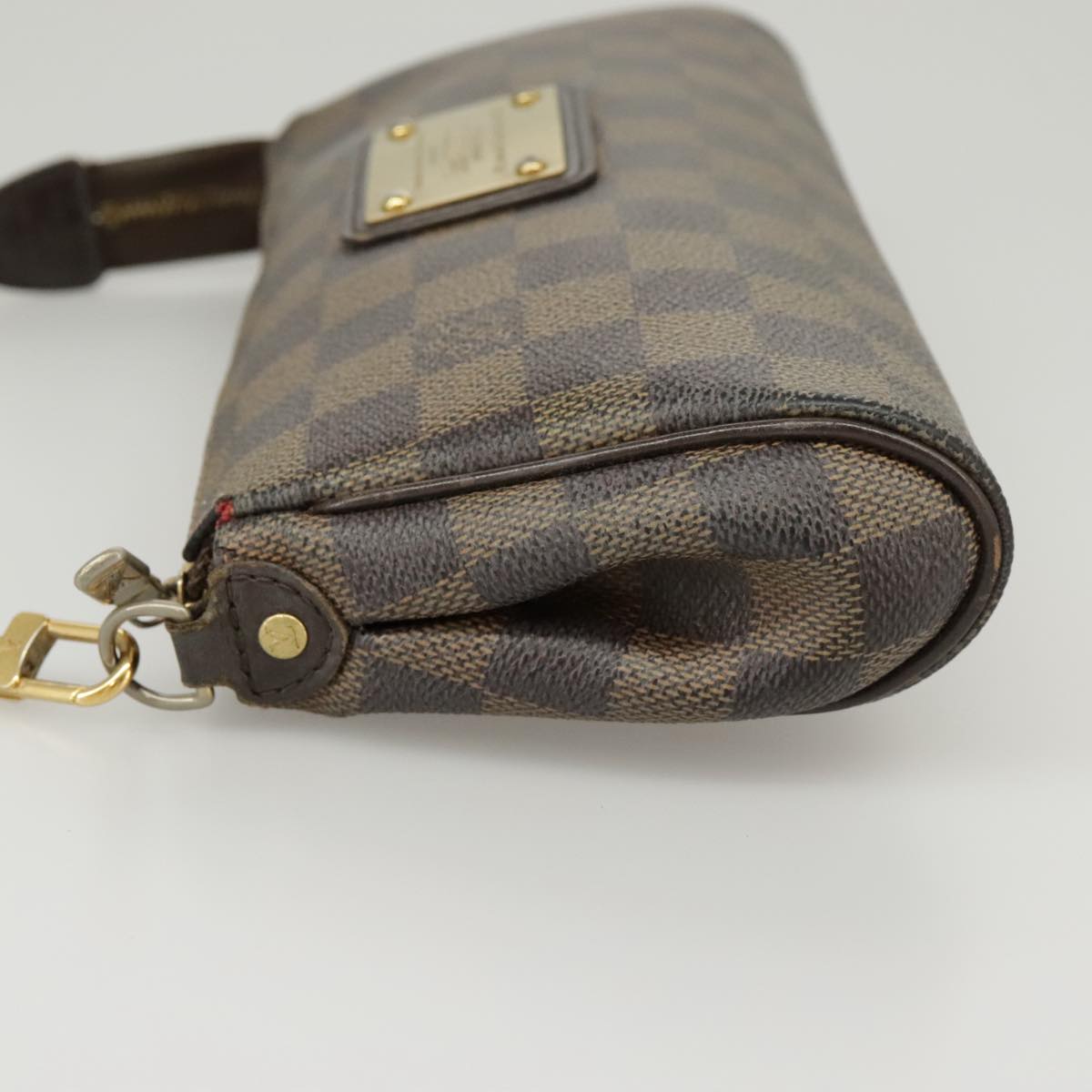 LOUIS VUITTON Damier Ebene Eva Shoulder Bag 2way N55213 LV Auth 100556