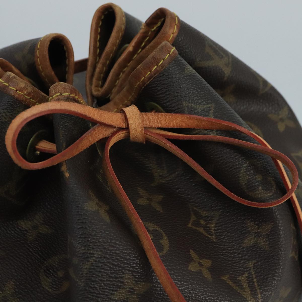 LOUIS VUITTON Monogram Petit Noe Shoulder Bag M42226 LV Auth 100557