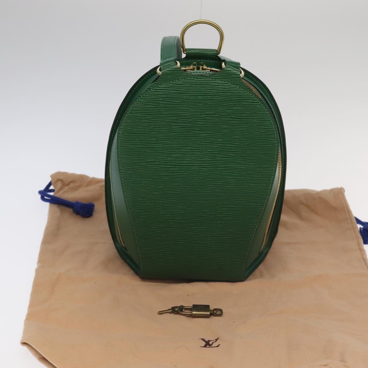 LOUIS VUITTON Epi Mabillon Backpack Green M52234 LV Auth 100559