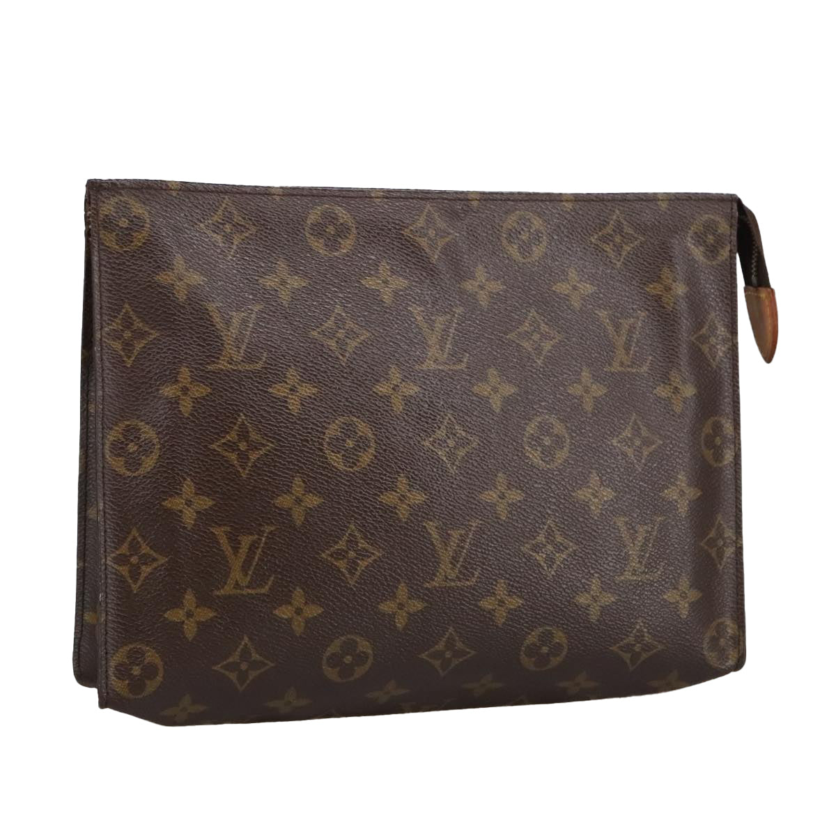 LOUIS VUITTON Monogram Poche Toilette 26 Pouch M47542 LV Auth 100572