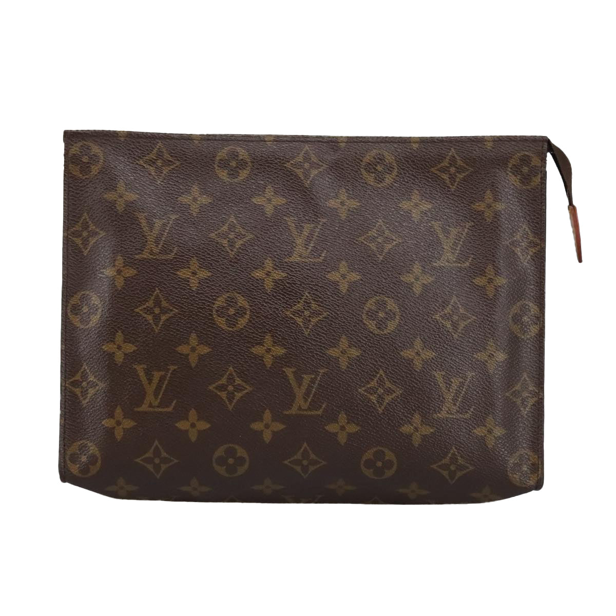 LOUIS VUITTON Monogram Poche Toilette 26 Pouch M47542 LV Auth 100572