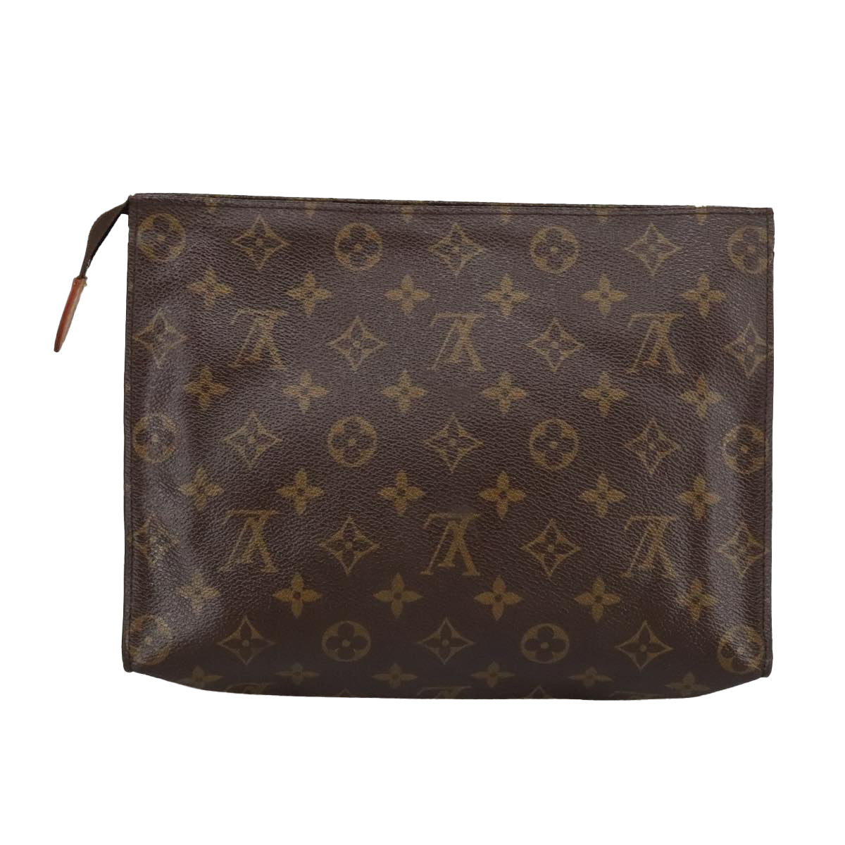 LOUIS VUITTON Monogram Poche Toilette 26 Pouch M47542 LV Auth 100572