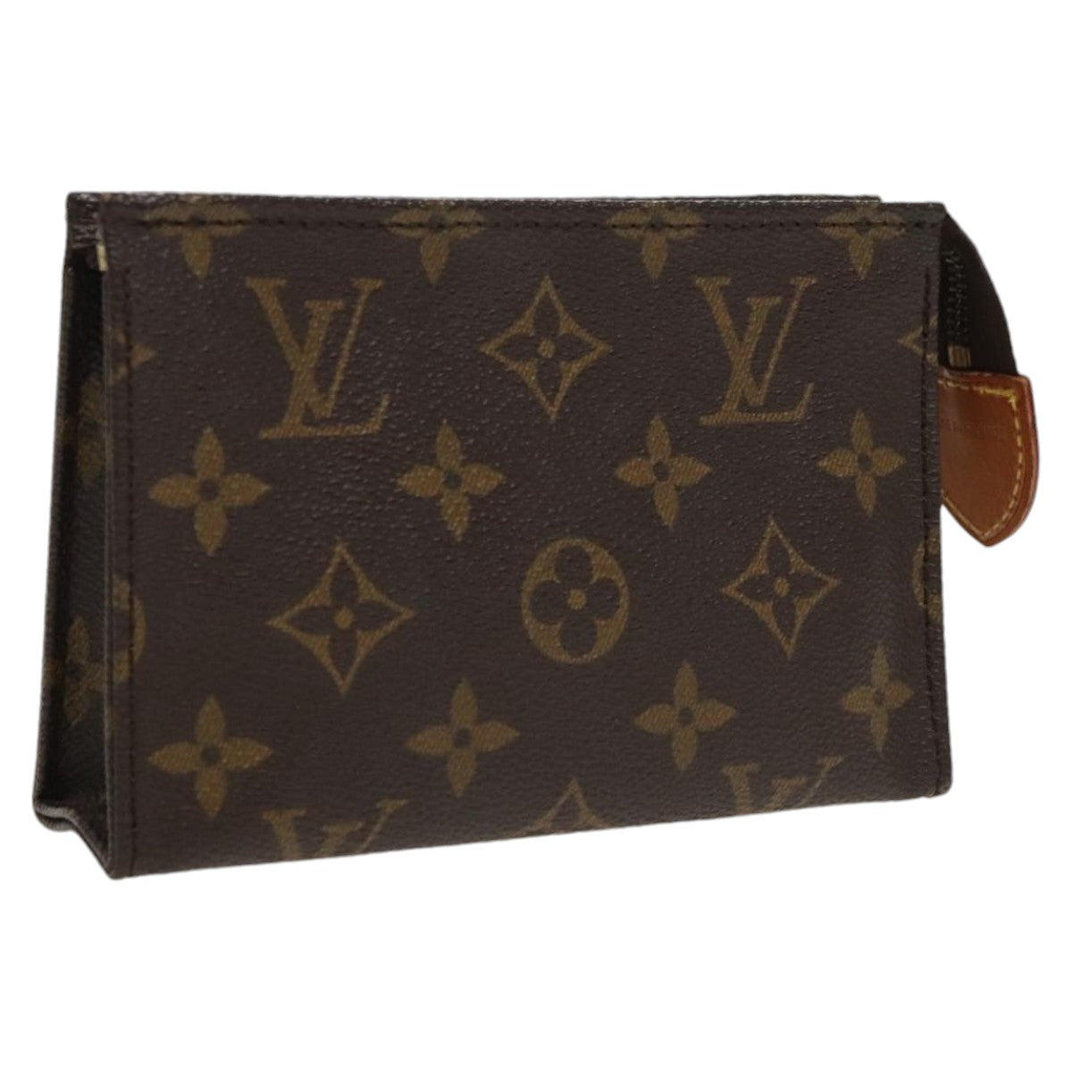 LOUIS VUITTON Monogram Poche Toilette 15 Pouch M47546 LV Auth 100574