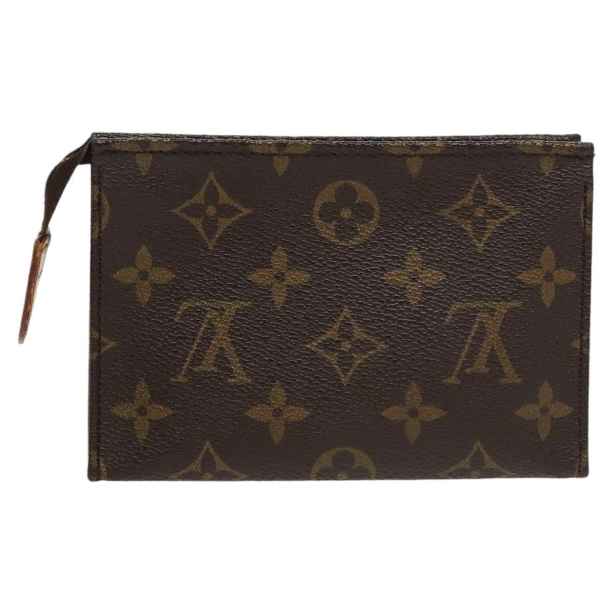 LOUIS VUITTON Monogram Poche Toilette 15 Pouch M47546 LV Auth 100574