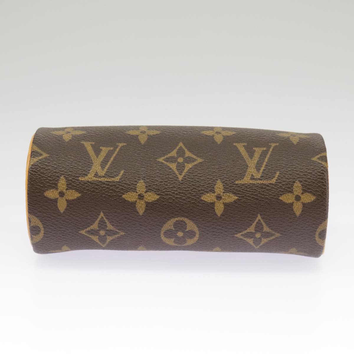 LOUIS VUITTON Monogram Papillon Pouch LV Auth 100575