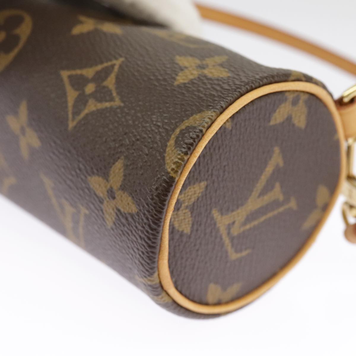 LOUIS VUITTON Monogram Papillon Pouch LV Auth 100575