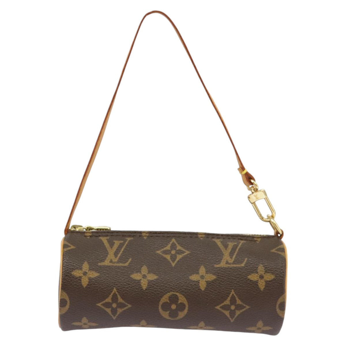 LOUIS VUITTON Monogram Papillon Pouch LV Auth 100575