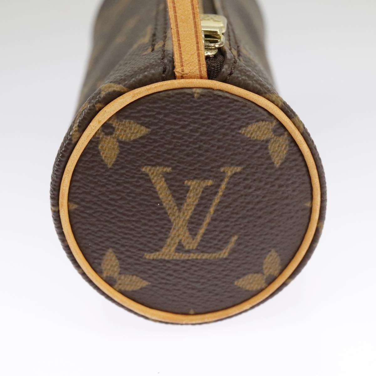 LOUIS VUITTON Monogram Papillon Pouch LV Auth 100575