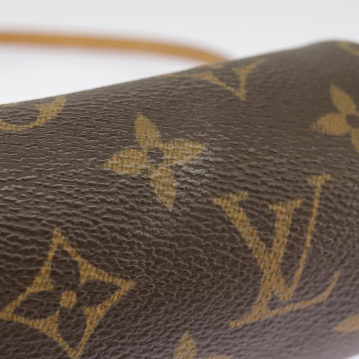 LOUIS VUITTON Monogram Papillon Pouch LV Auth 100576