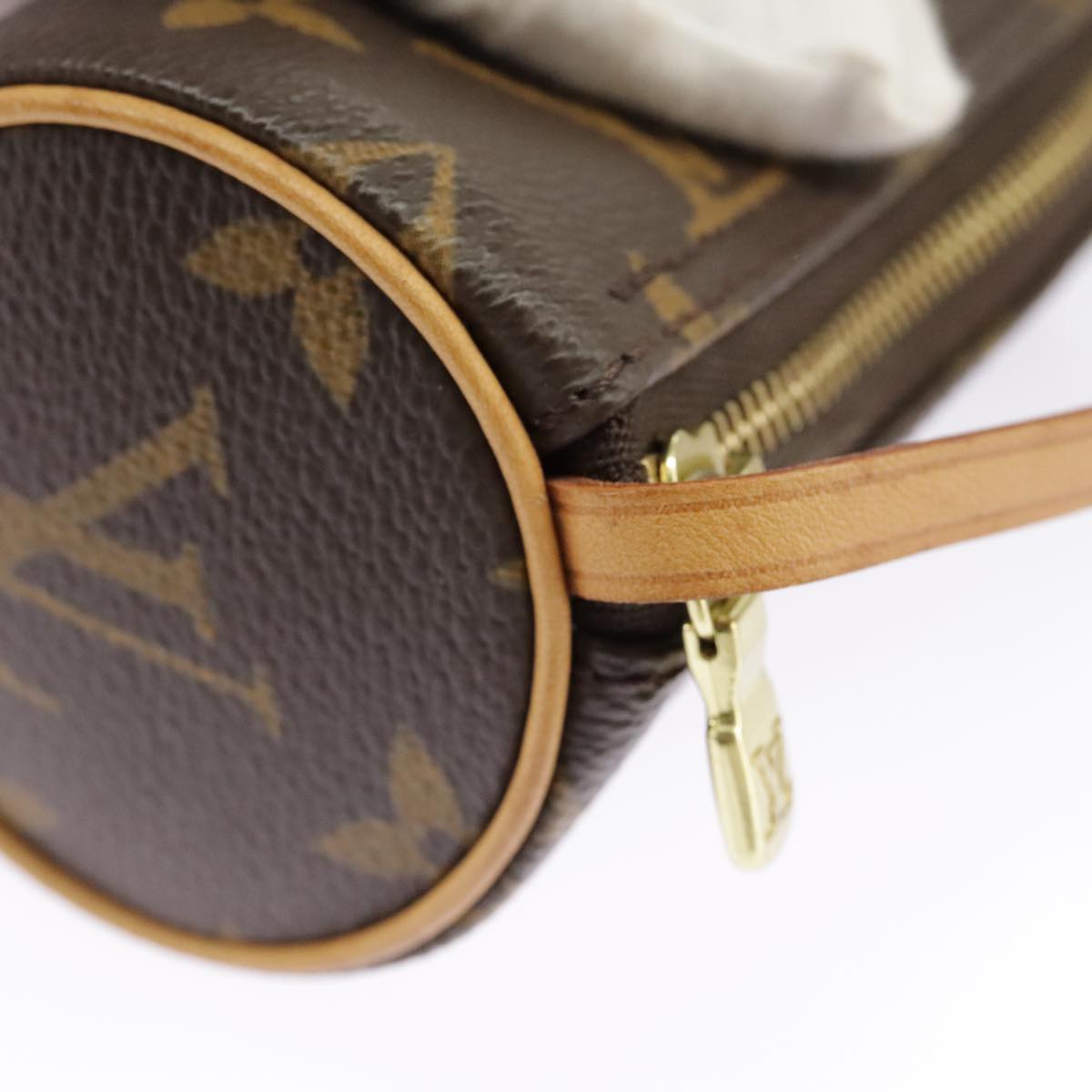 LOUIS VUITTON Monogram Papillon Pouch LV Auth 100576