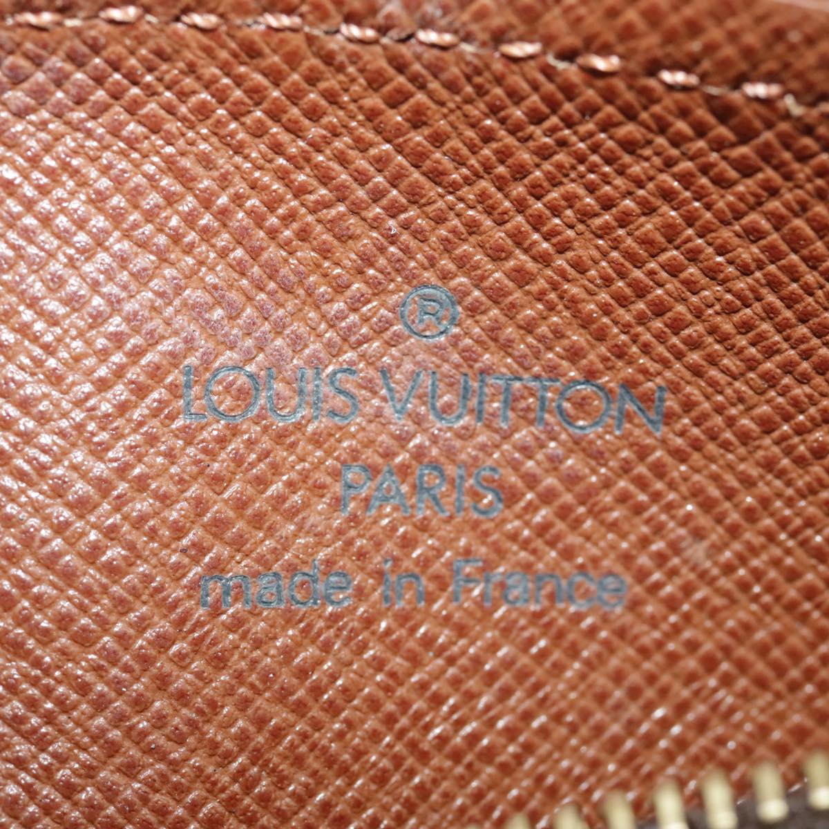 LOUIS VUITTON Monogram Papillon Pouch LV Auth 100576