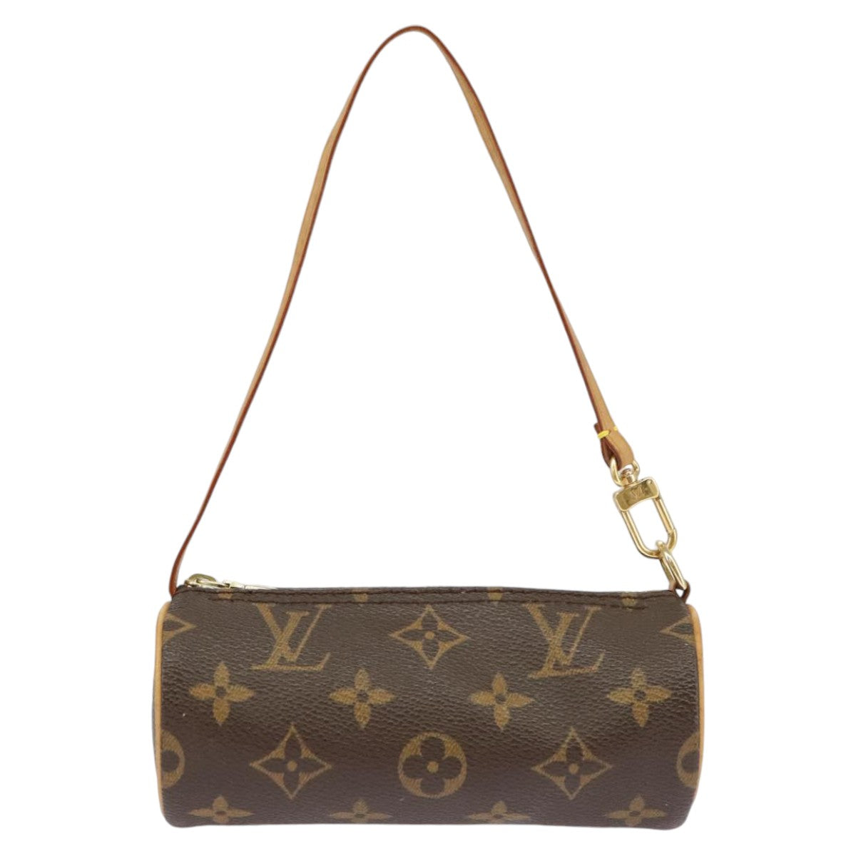 LOUIS VUITTON Monogram Papillon Pouch LV Auth 100576