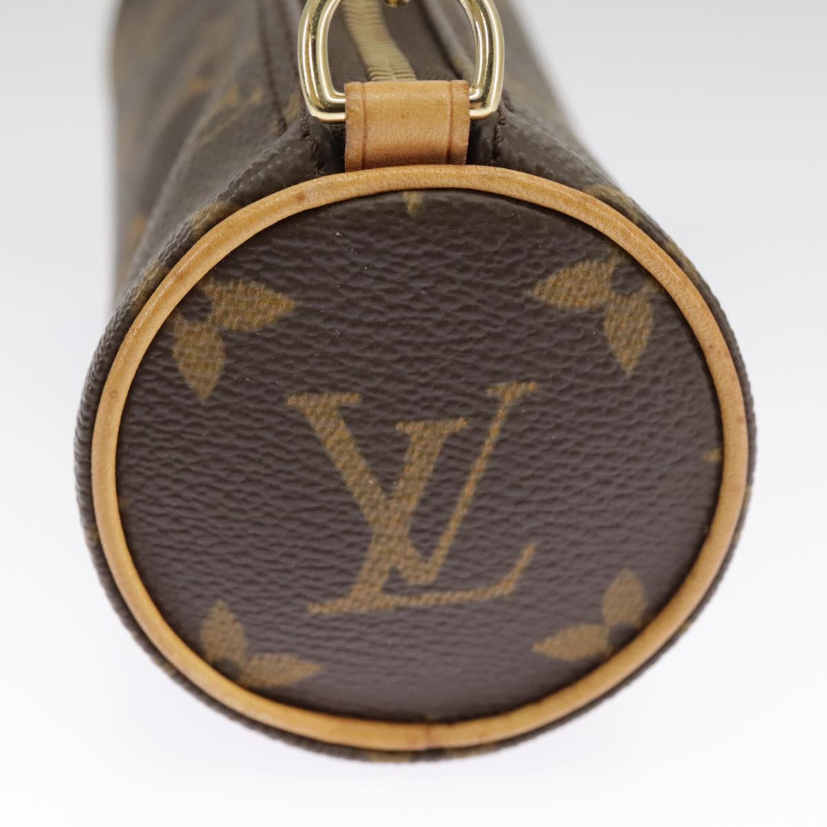 LOUIS VUITTON Monogram Papillon Pouch LV Auth 100576