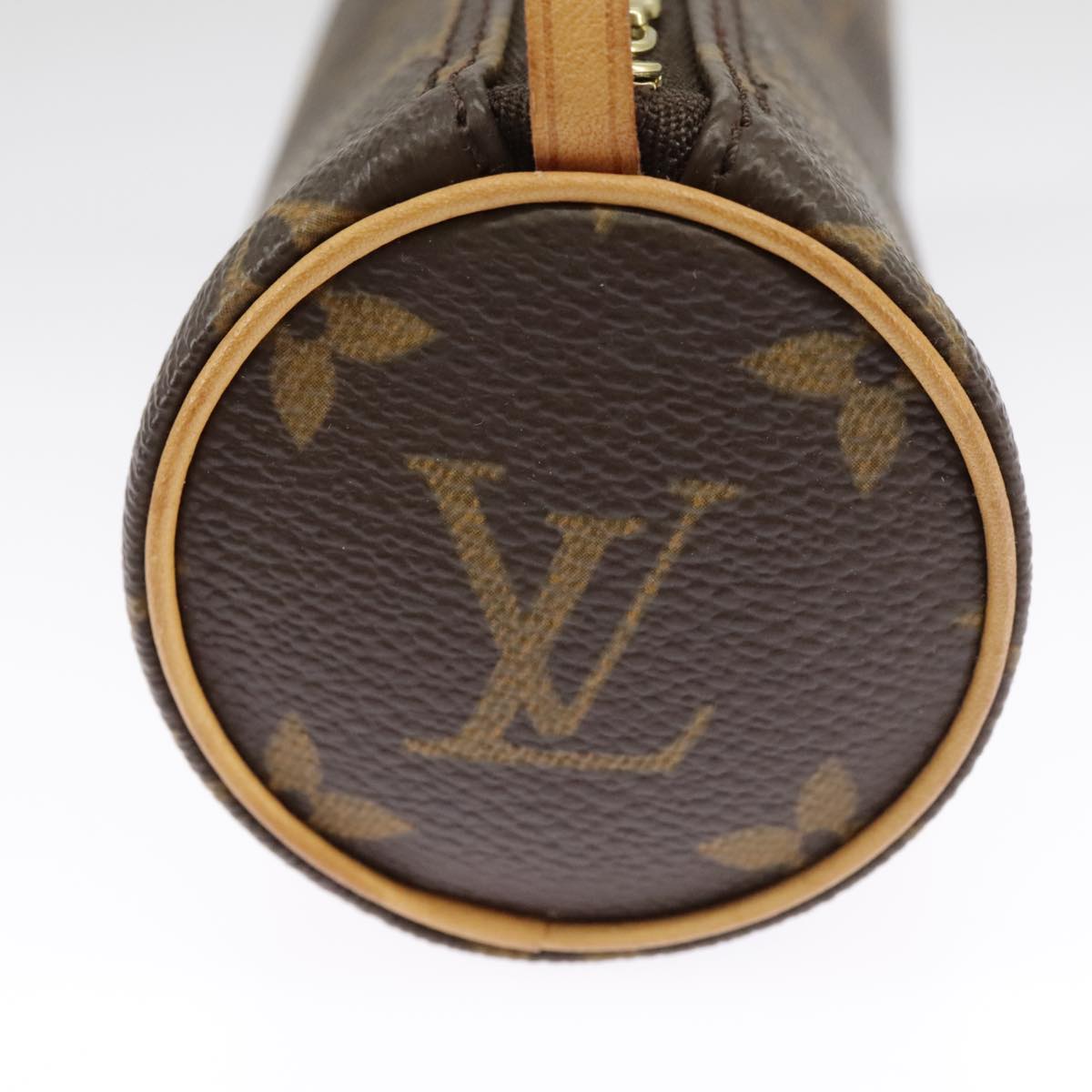 LOUIS VUITTON Monogram Papillon Pouch LV Auth 100576