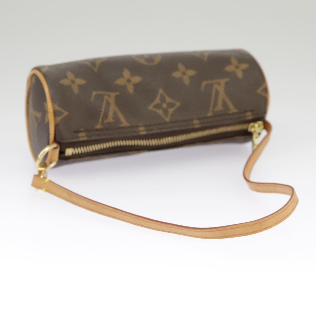 LOUIS VUITTON Monogram Papillon Pouch LV Auth 100576