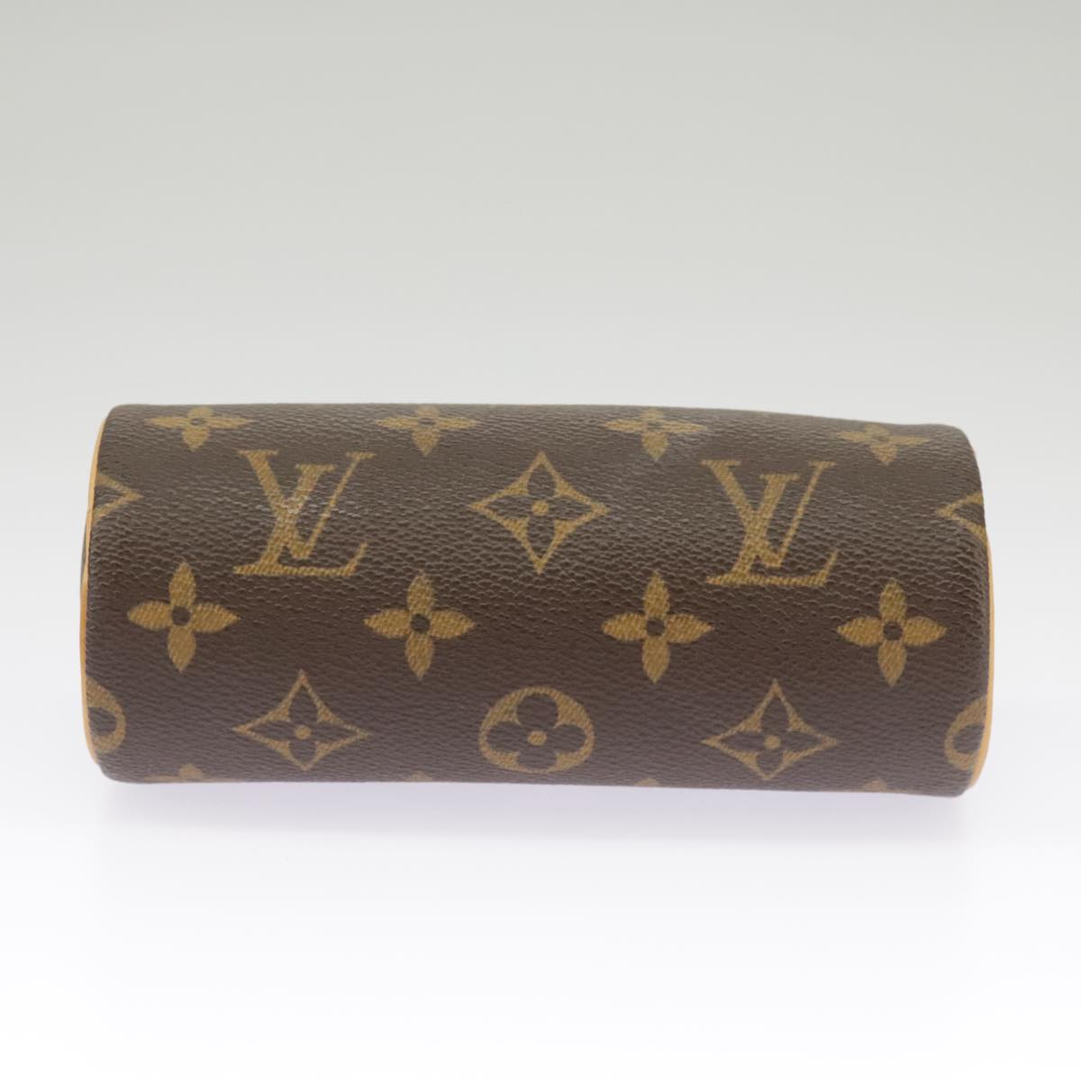 LOUIS VUITTON Monogram Papillon Pouch LV Auth 100576