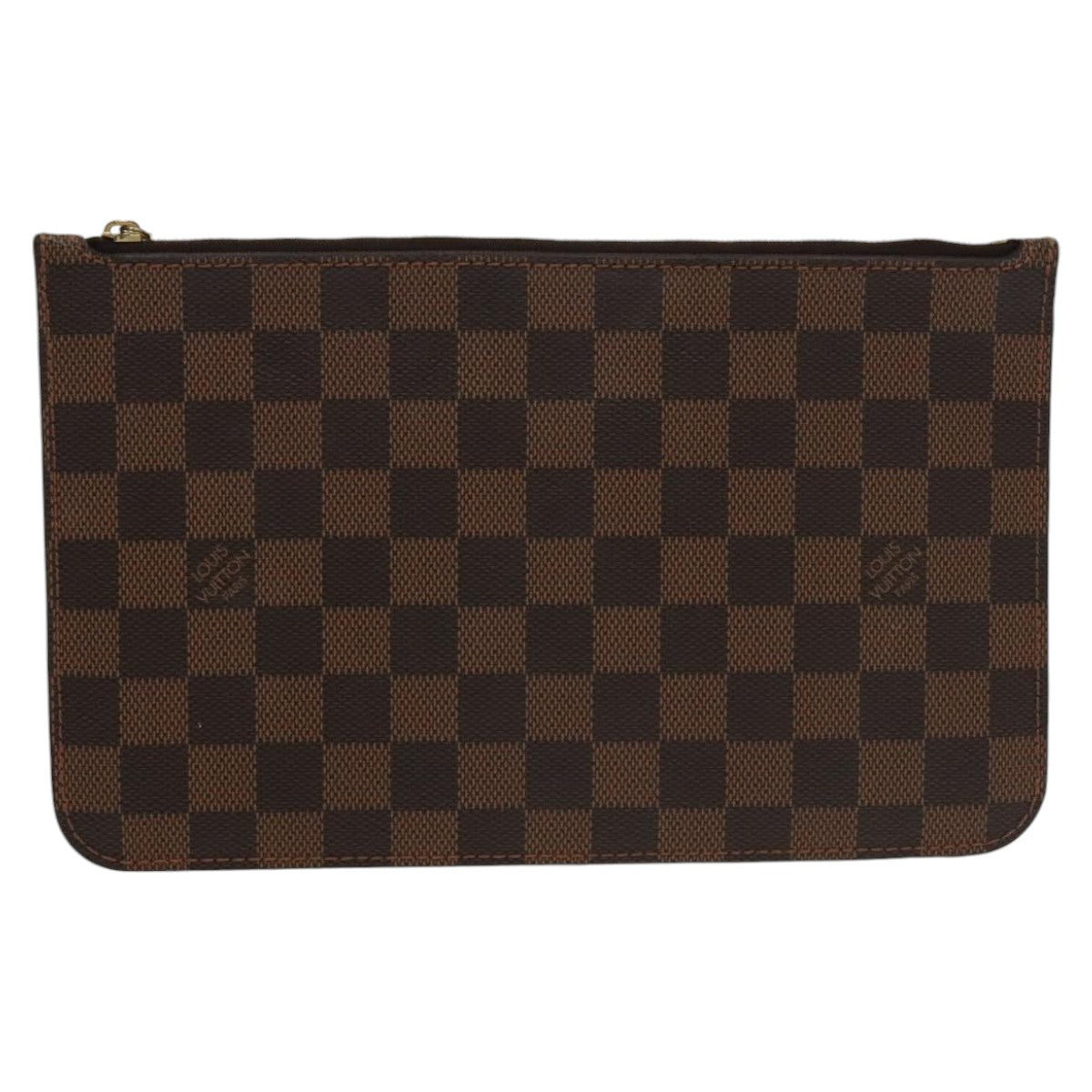 LOUIS VUITTON Damier Ebene Neverfull MM Pouch Accessory Pouch LV Auth 100593