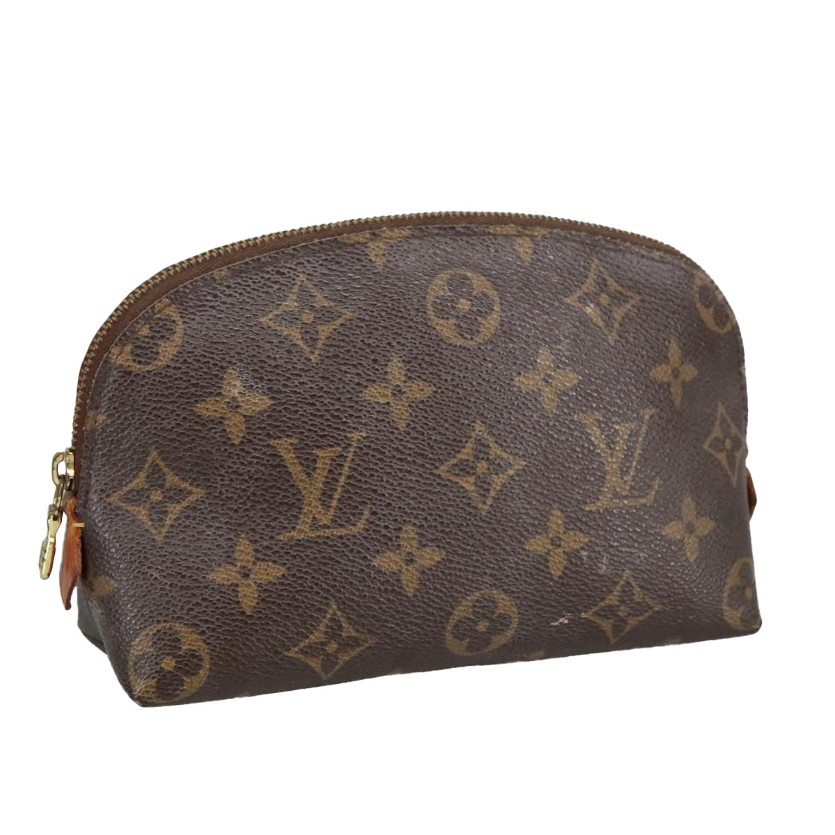 LOUIS VUITTON Monogram Pochette Cosmetic PM Cosmetic Pouch M47515 LV Auth 100595