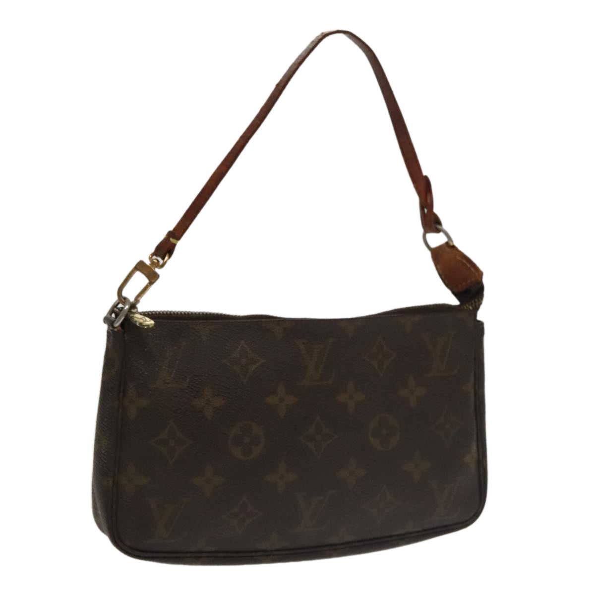 LOUIS VUITTON Monogram Pochette Accessoires Pouch M51980 LV Auth 100606