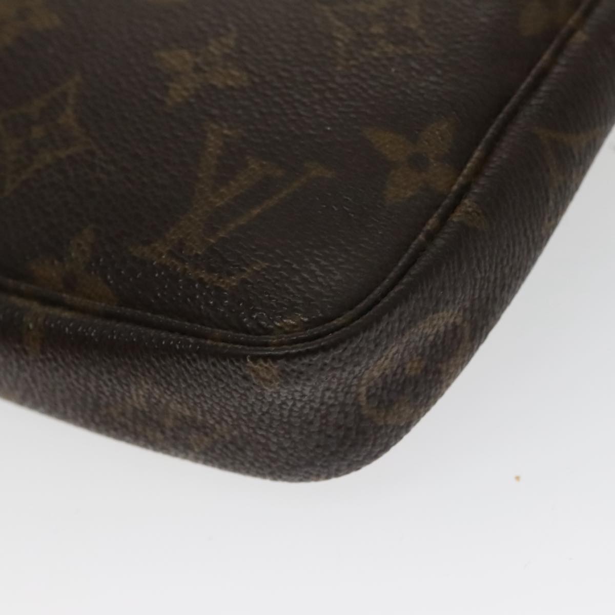 LOUIS VUITTON Monogram Pochette Accessoires Pouch M51980 LV Auth 100606