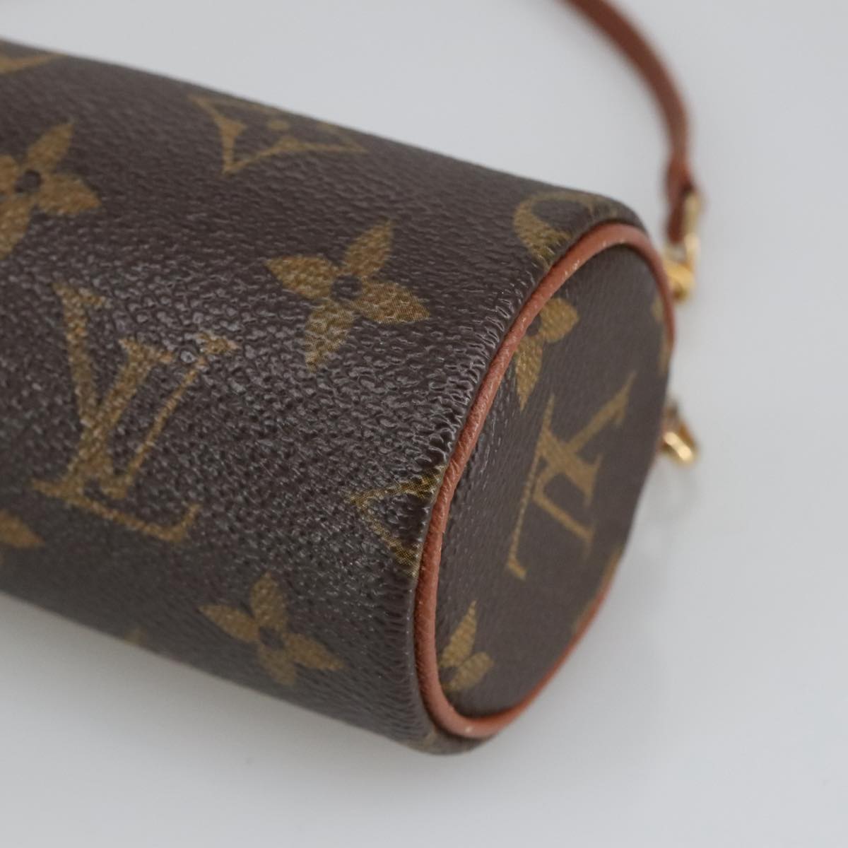 LOUIS VUITTON Monogram Papillon Pouch Pouch LV Auth 100612