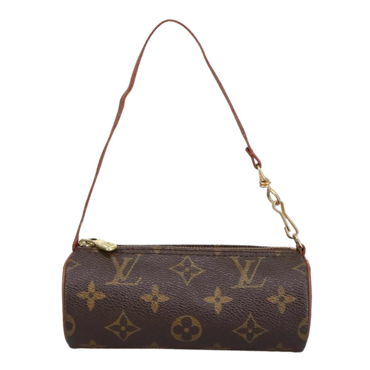 LOUIS VUITTON Monogram Papillon Pouch Pouch LV Auth 100612