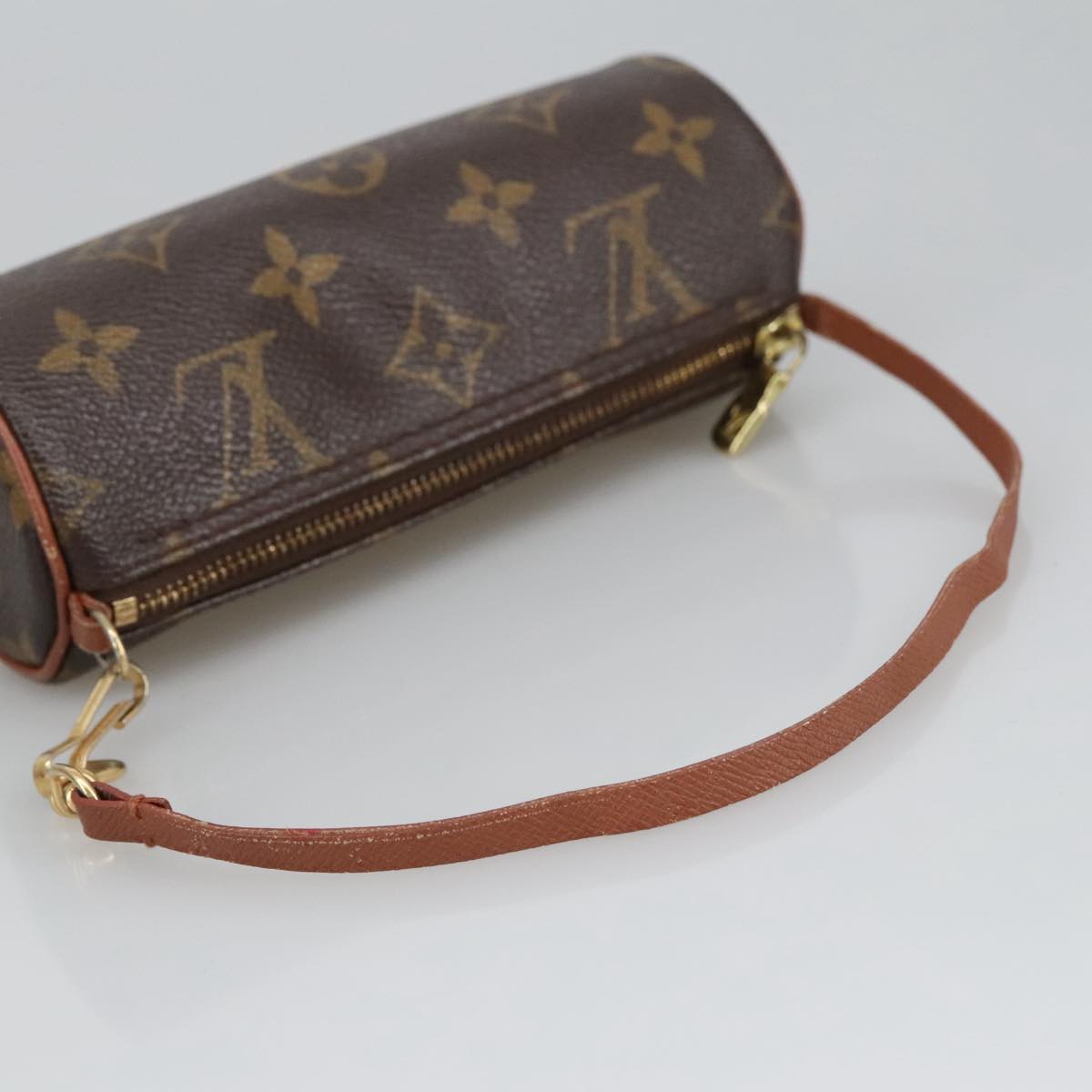 LOUIS VUITTON Monogram Papillon Pouch Pouch LV Auth 100612