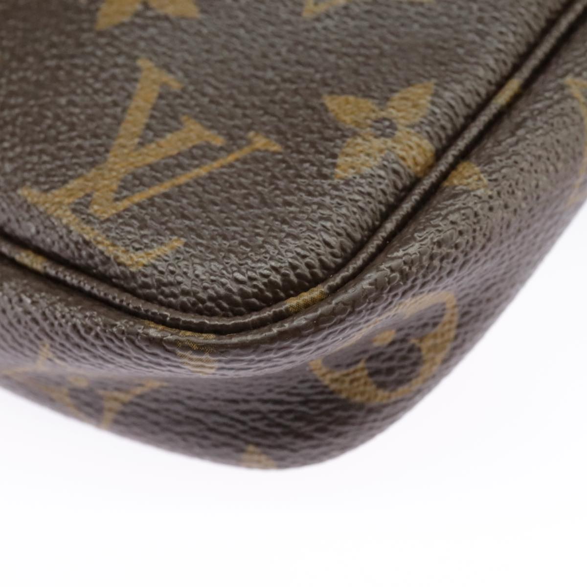 LOUIS VUITTON Monogram Pochette Accessoires Pouch M51980 LV Auth 100614