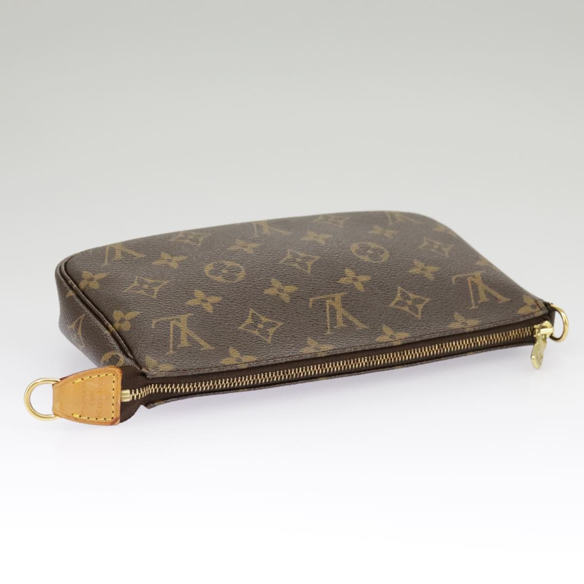 LOUIS VUITTON Monogram Pochette Accessoires Pouch M51980 LV Auth 100615