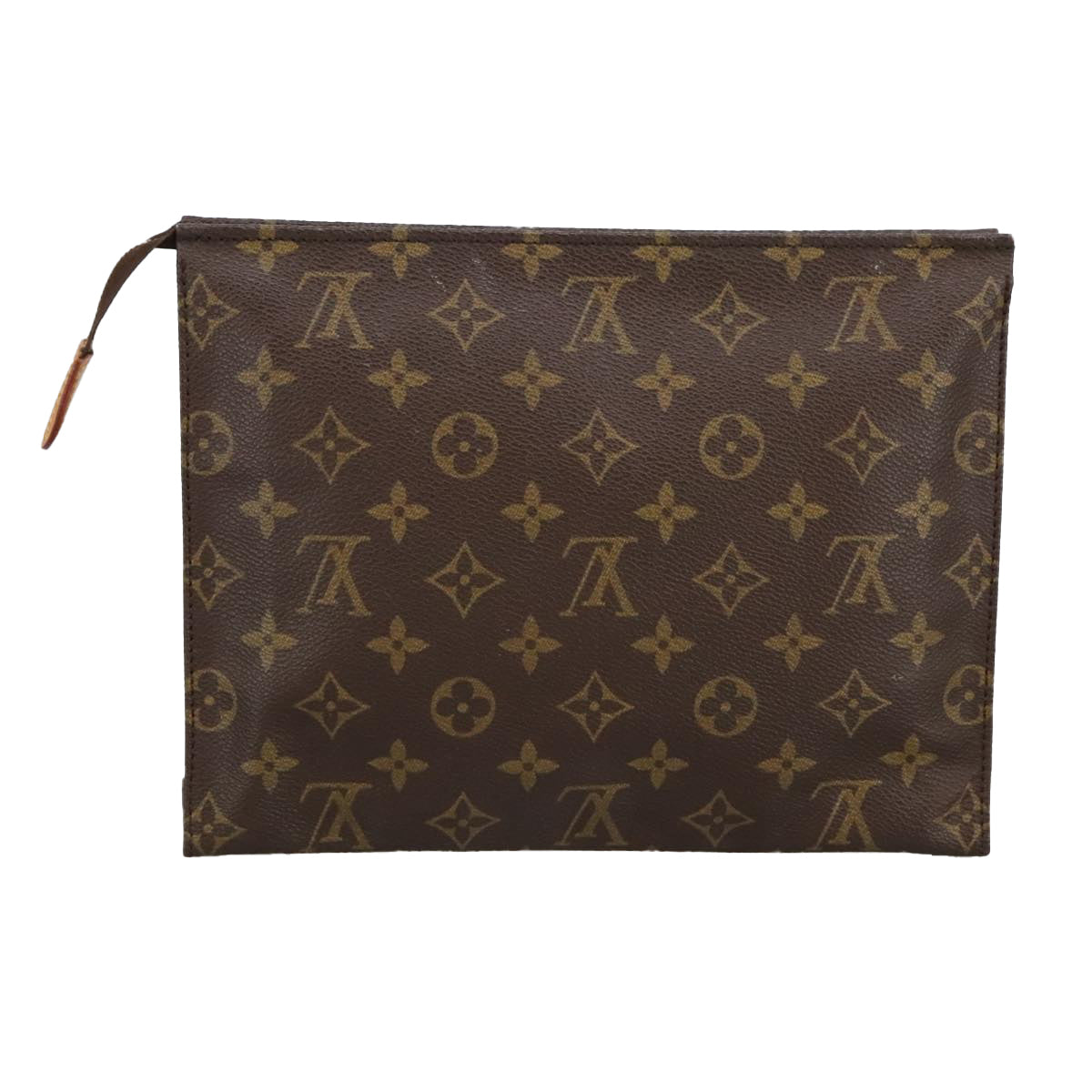 LOUIS VUITTON Monogram Poche Toilette 26 Pouch M47542 LV Auth 100632