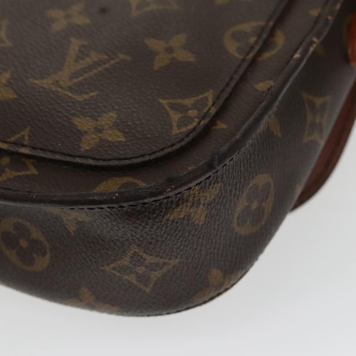 LOUIS VUITTON Monogram Saint Cloud MM Shoulder Bag M51243 LV Auth 100633