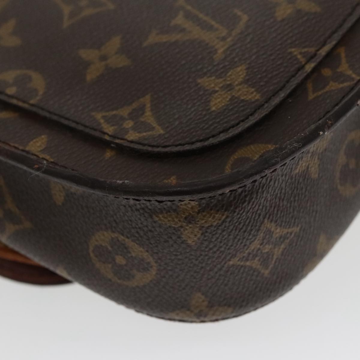 LOUIS VUITTON Monogram Saint Cloud MM Shoulder Bag M51243 LV Auth 100633