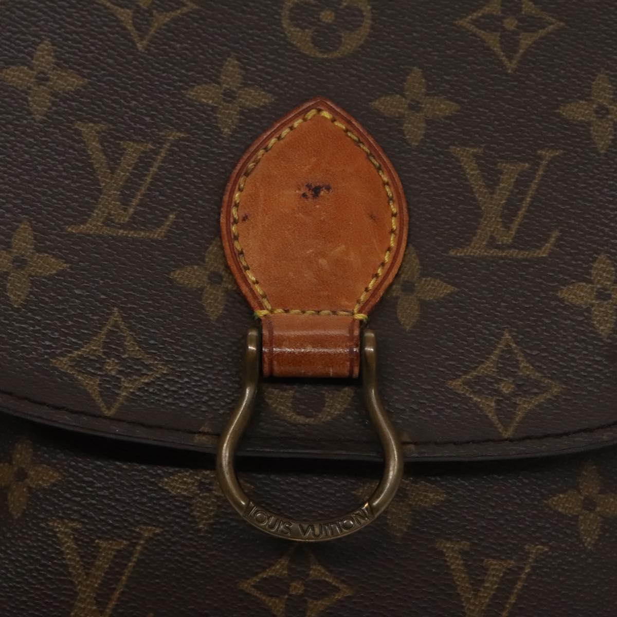 LOUIS VUITTON Monogram Saint Cloud MM Shoulder Bag M51243 LV Auth 100633