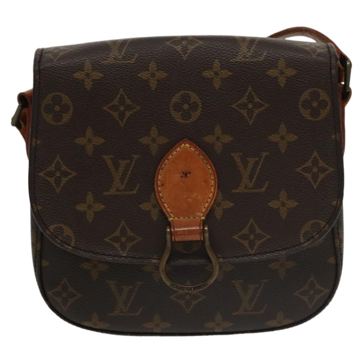 LOUIS VUITTON Monogram Saint Cloud MM Shoulder Bag M51243 LV Auth 100633