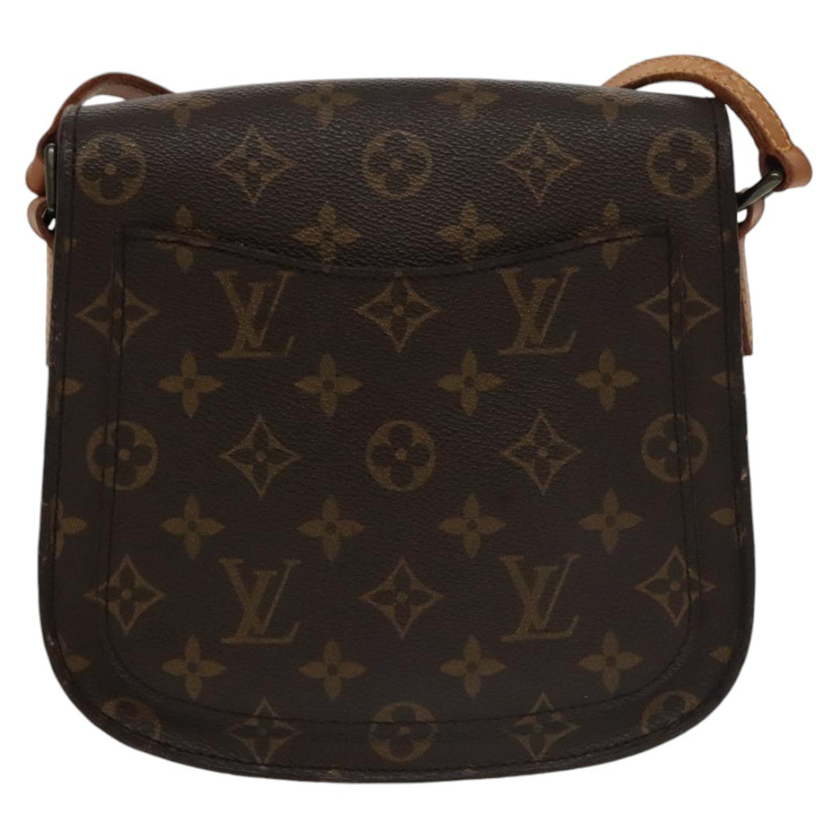 LOUIS VUITTON Monogram Saint Cloud MM Shoulder Bag M51243 LV Auth 100633