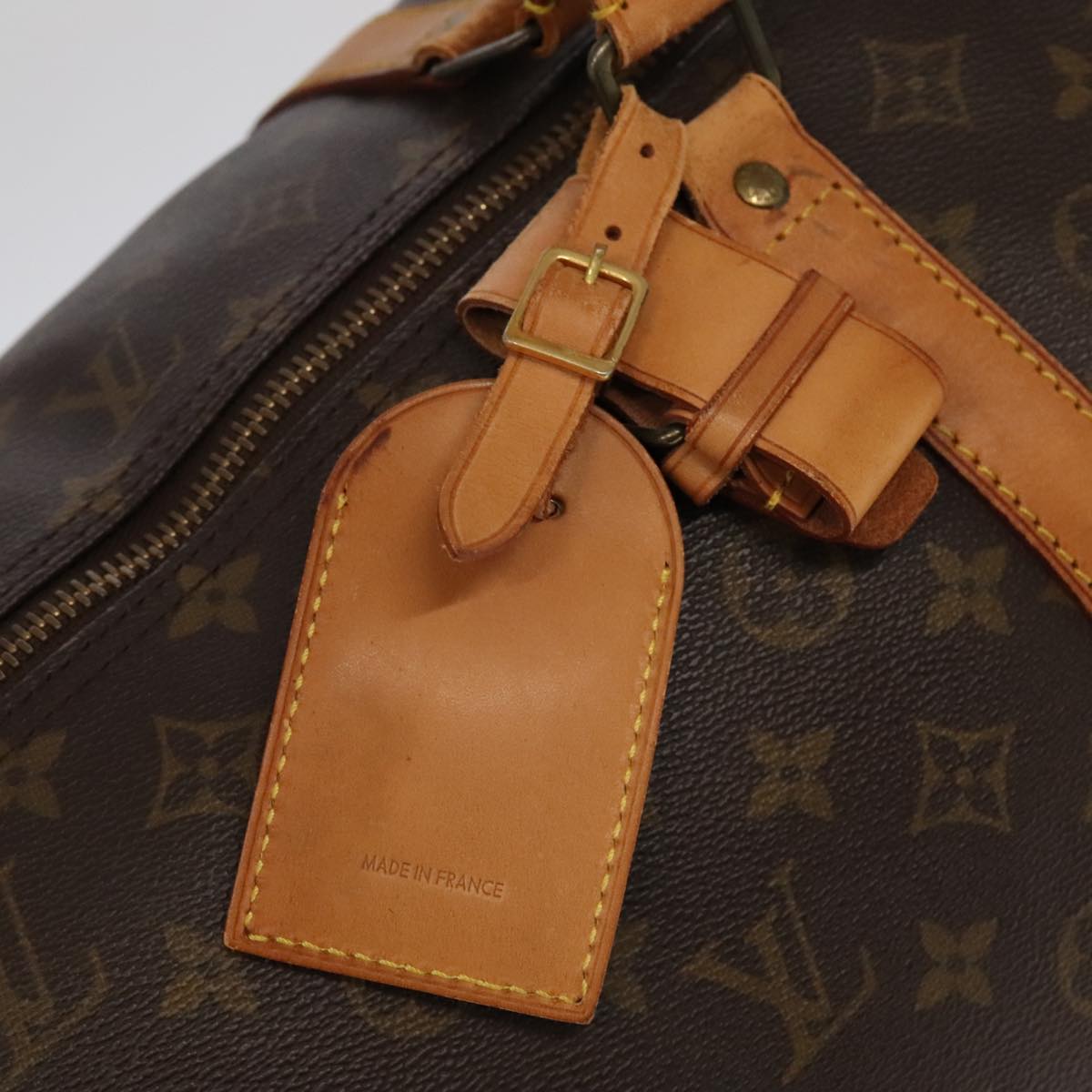 LOUIS VUITTON Monogram Keepall 60 Boston Bag M41422 LV Auth 100635