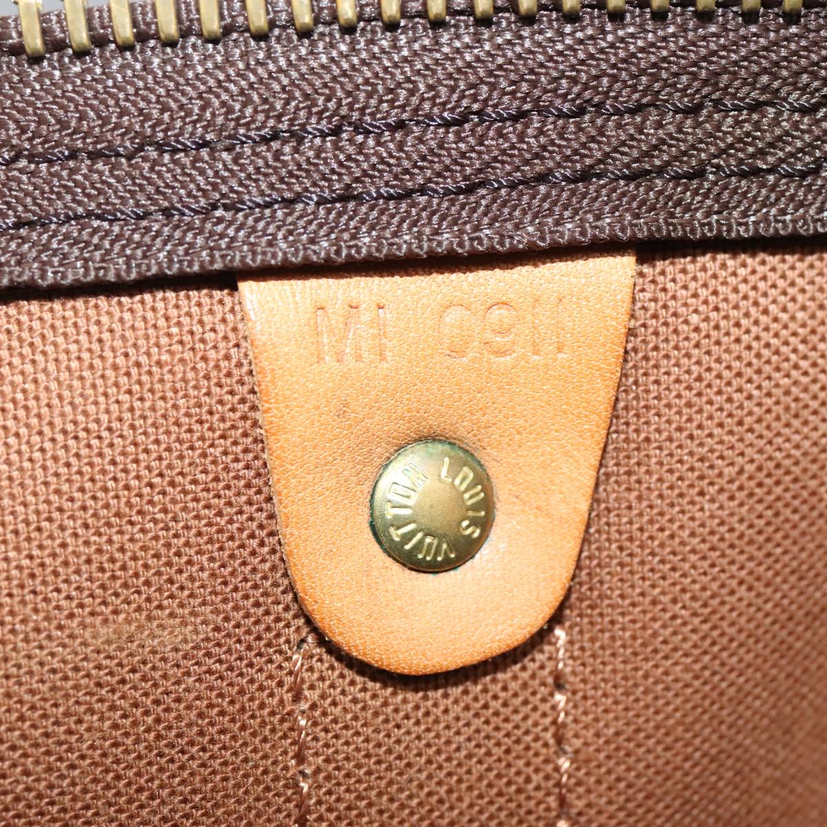 LOUIS VUITTON Monogram Keepall 60 Boston Bag M41422 LV Auth 100635