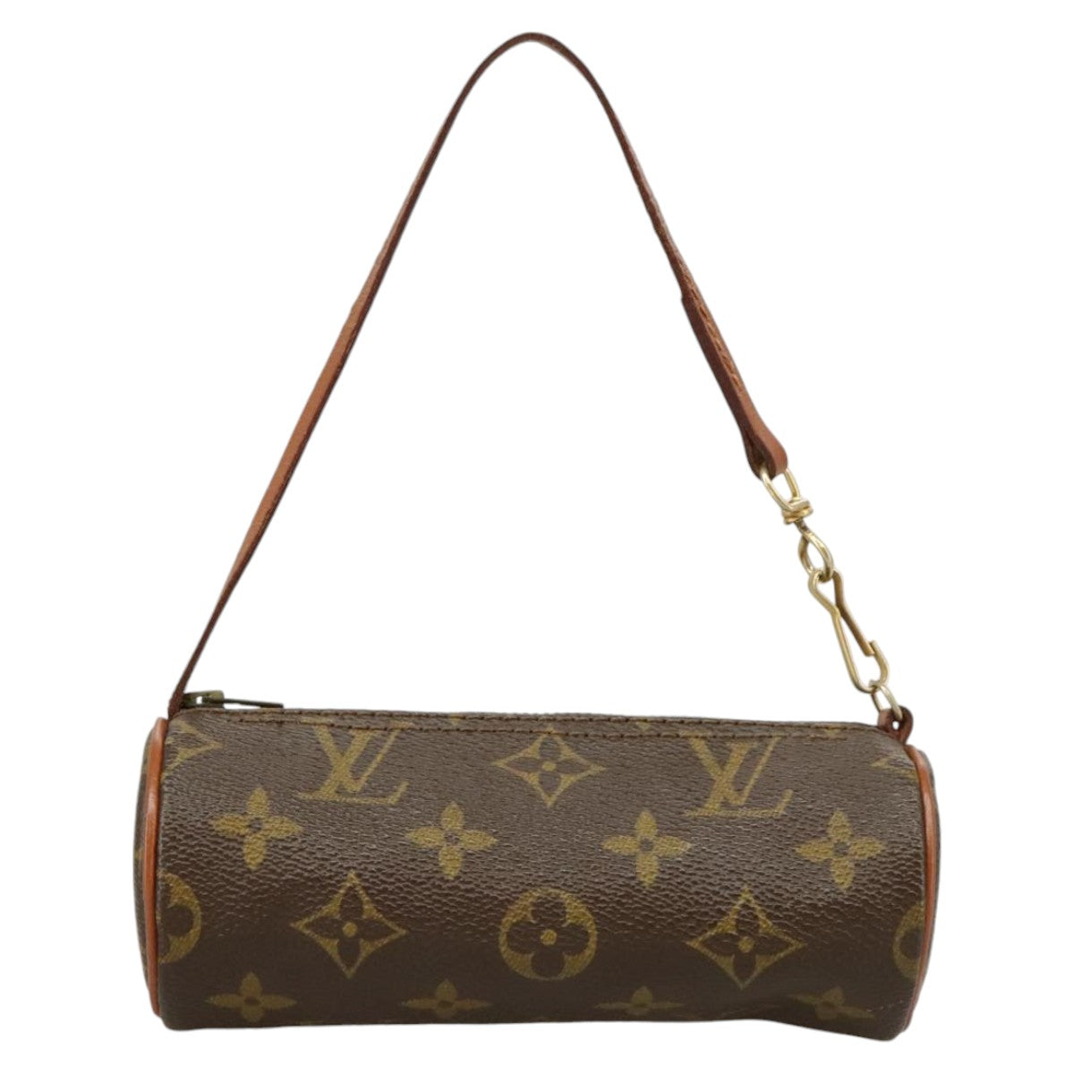 LOUIS VUITTON Monogram Papillon Pouch LV Auth 100641