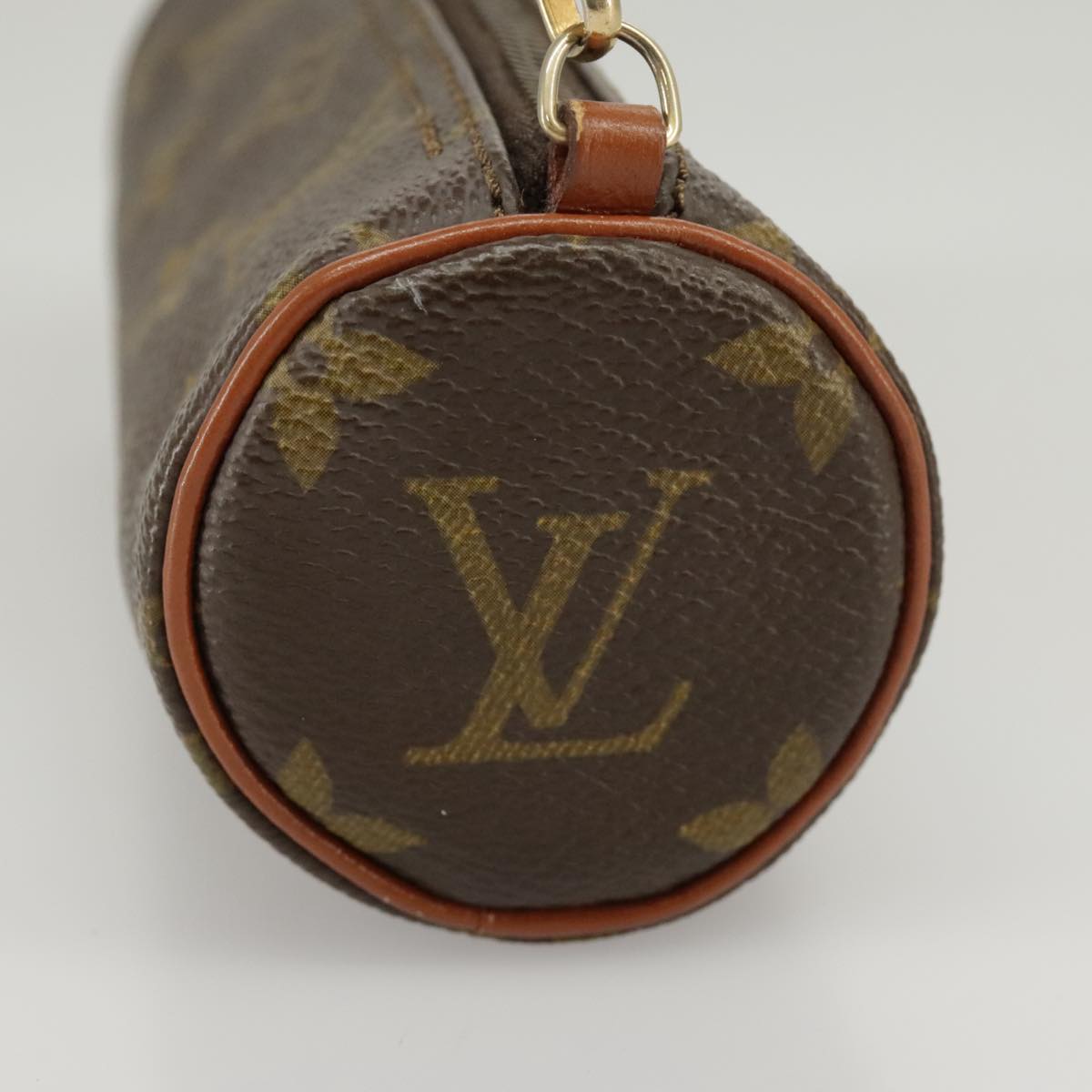 LOUIS VUITTON Monogram Papillon Pouch LV Auth 100641