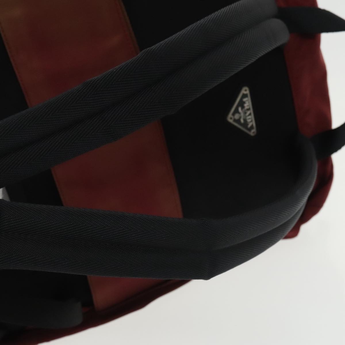 PRADA Backpack Nylon Red Auth 100680