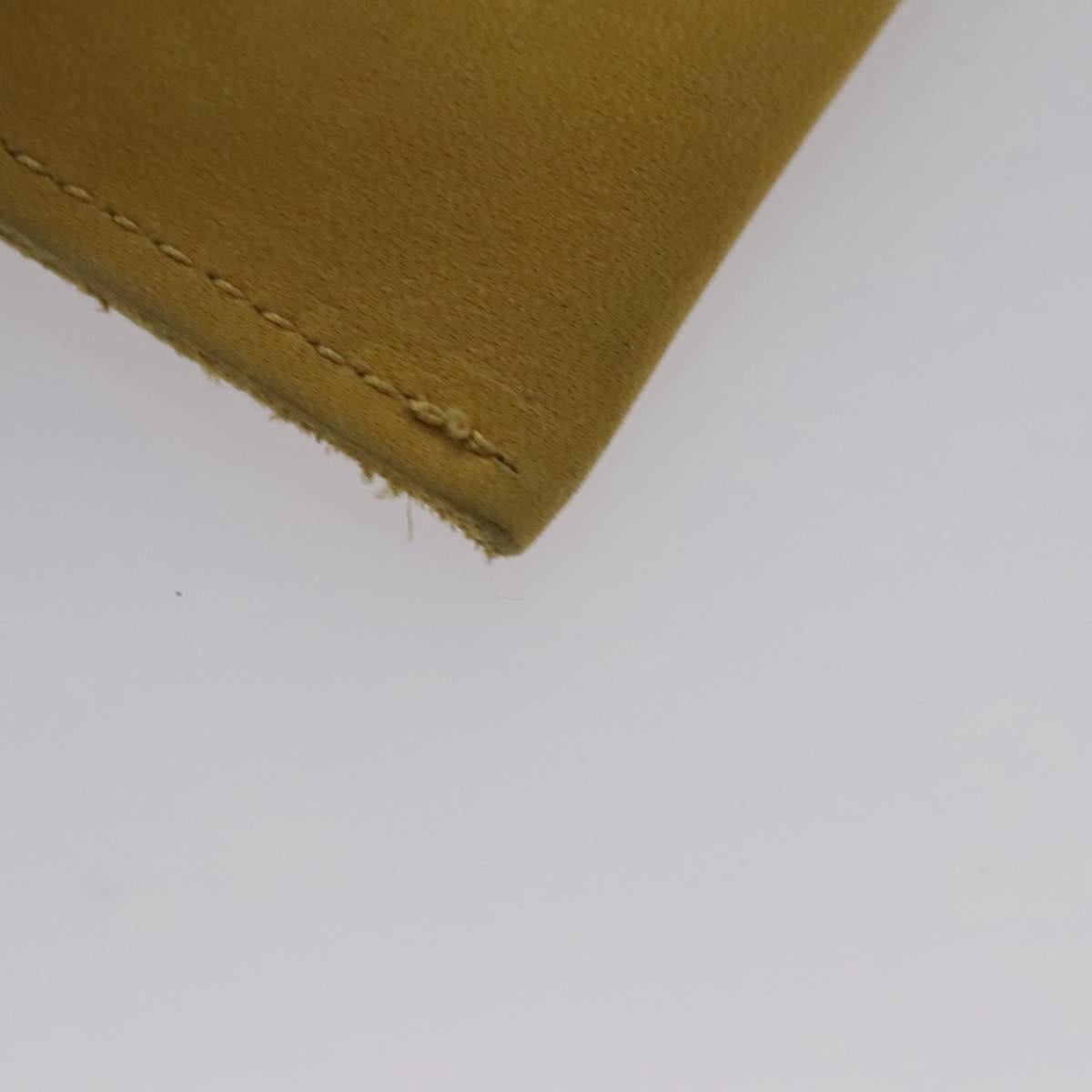 Salvatore Ferragamo Shoulder Bag Suede Yellow Auth 100746