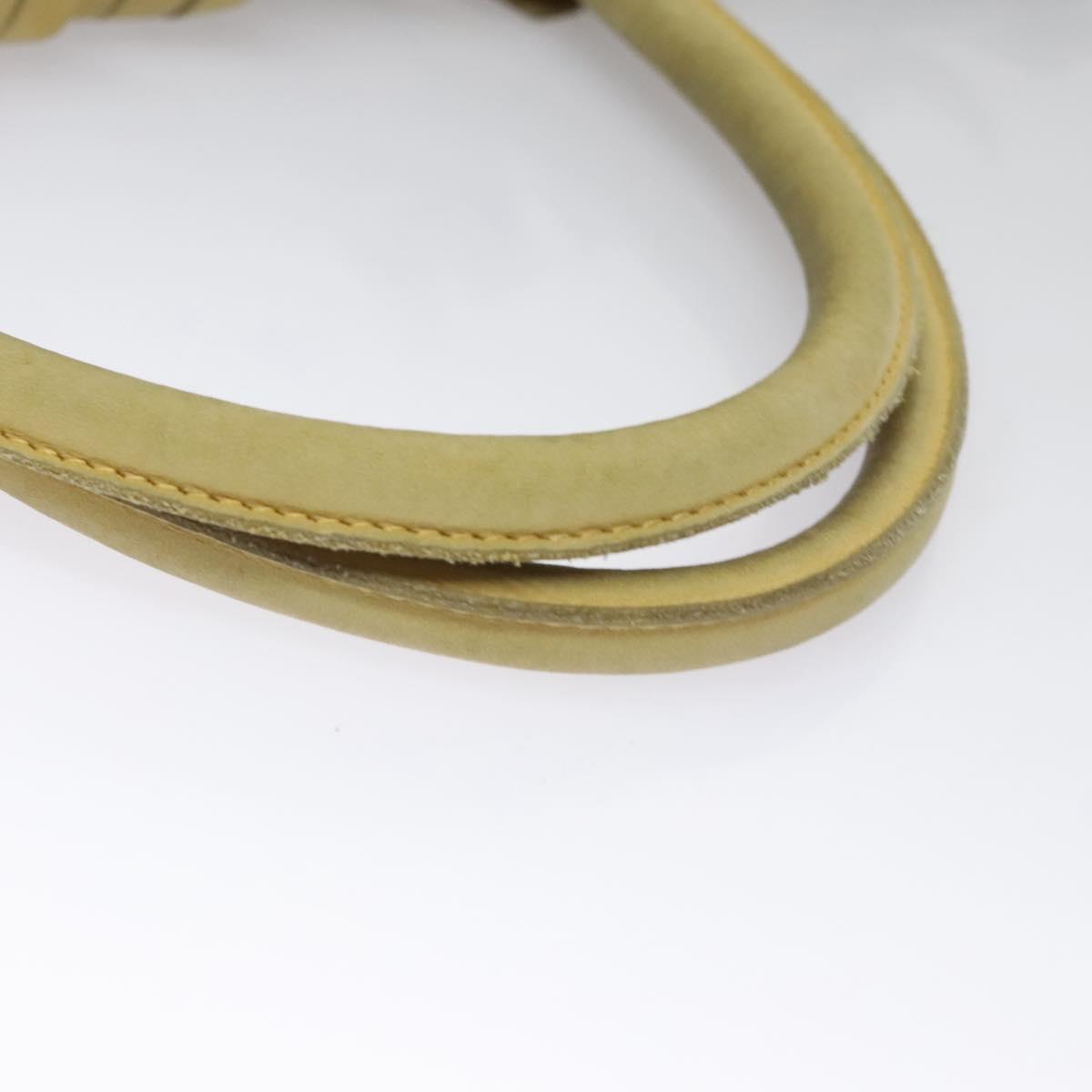 Salvatore Ferragamo Shoulder Bag Suede Yellow Auth 100746